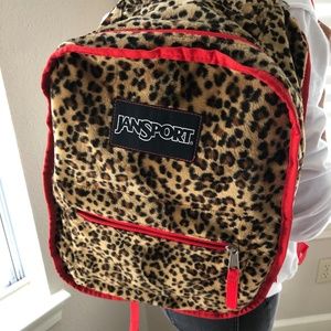 Jansport Reversible Cheetah Backpack